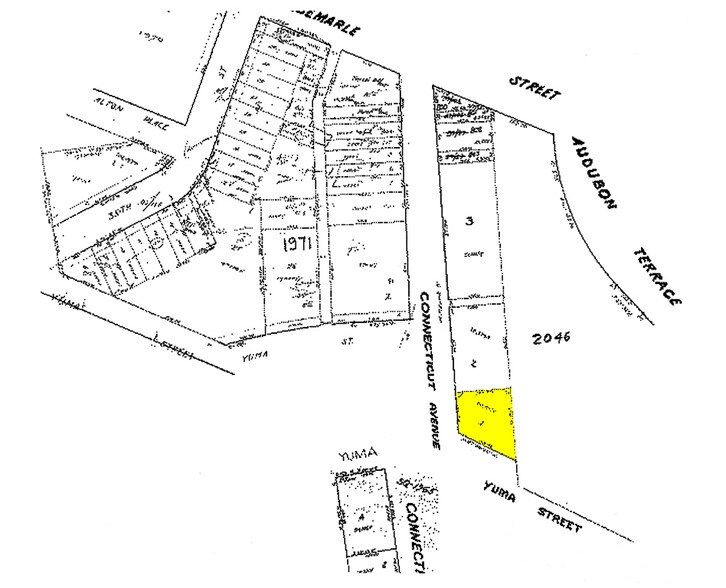 4401 Connecticut Ave NW, Washington, DC à louer - Plan cadastral – Image 2 sur 7