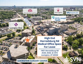 1401 Harrodsburg Rd, Lexington, KY - VUE AÉRIENNE vue de carte