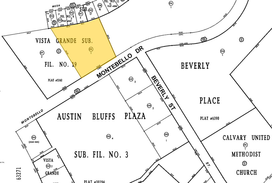 4360 Montebello Dr, Colorado Springs, CO à louer - Plan cadastral – Image 2 sur 10