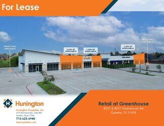 Plus de détails pour 8227 Greenhouse Rd, Cypress, TX - Local commercial à louer