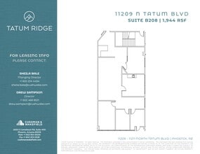 11209 N Tatum Blvd, Phoenix, AZ à louer Plan de site– Image 1 sur 1