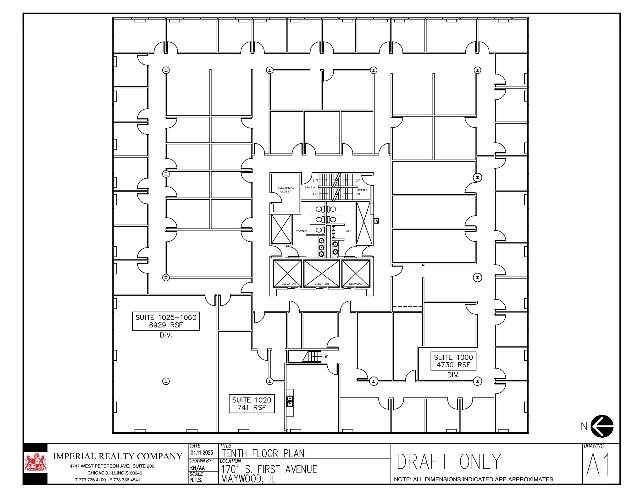 1701 S 1st Ave, Maywood, IL à louer Plan de site– Image 1 sur 1