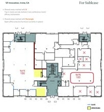 121 Innovation Dr, Irvine, CA à louer Plan d’étage– Image 2 sur 2