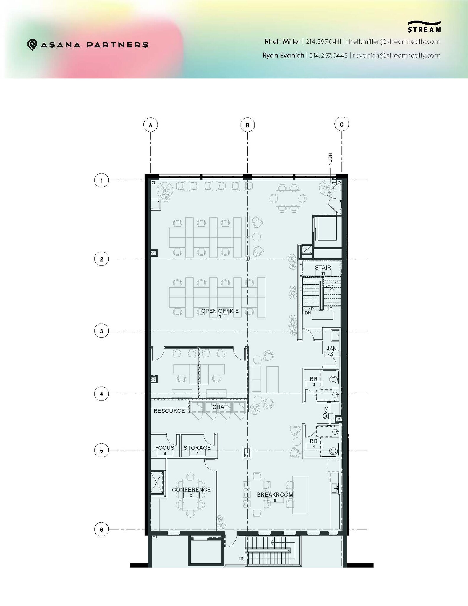 2612-2614 Main St, Dallas, TX à louer Plan d’étage– Image 1 sur 8