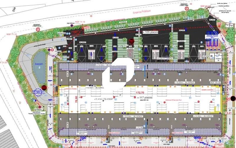 Local d’activités dans Gonesse à louer - Plan d’étage – Image 3 sur 8