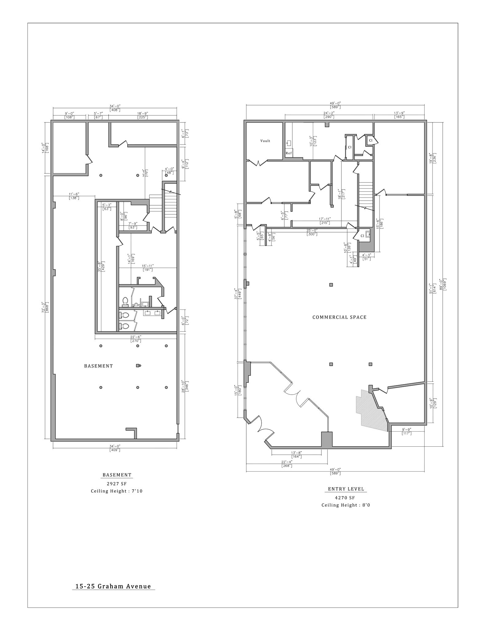15 Graham Ave, Brooklyn, NY à louer Plan de site– Image 1 sur 3