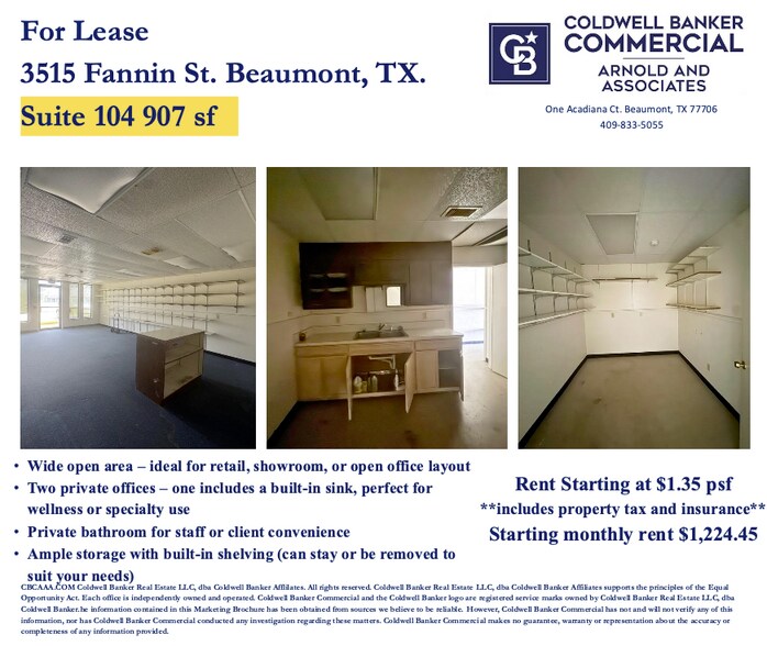 3515 Fannin St, Beaumont, TX à louer - Photo de l’immeuble – Image 2 sur 7