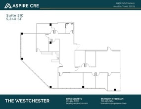 11451 Katy Fwy, Houston, TX à louer Plan d’étage– Image 1 sur 1