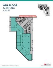 8201 Greensboro Dr, McLean, VA à louer Plan d’étage– Image 2 sur 2