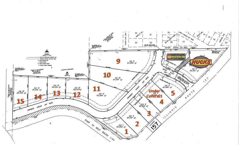 NW I-64 And IL Route 157 Interchange, Caseyville, IL à louer - Plan de site – Image 3 sur 4