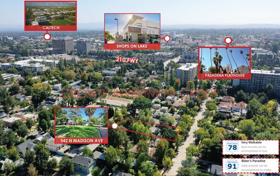 542 N Madison Ave, Pasadena, CA à vendre - Photo de l’immeuble – Image 3 sur 26