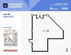 333 Jefferson St, San Francisco, CA à louer Plan d’étage– Image 1 sur 1