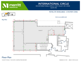 303 International Cir, Hunt Valley, MD à louer Plan d’étage– Image 1 sur 1