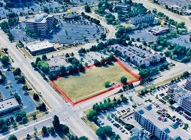 1250 Woodield Rd, Schaumburg, IL à vendre - Aérien – Image 3 sur 3