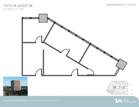 1415 North Loop W, Houston, TX à louer Plan d’étage– Image 1 sur 1