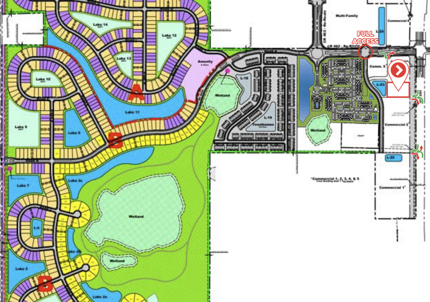 Twisted Oaks & CR 462, Wildwood, FL à louer - Plan de site – Image 2 sur 4