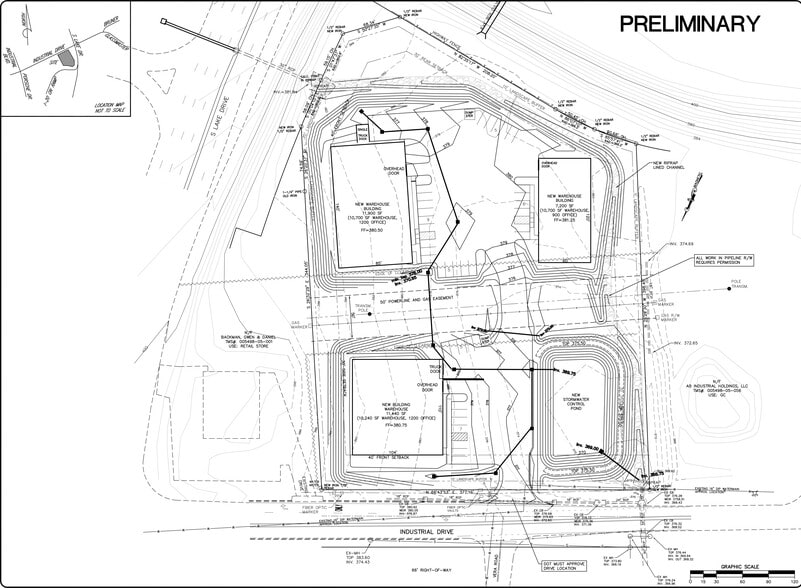 129 Industrial Dr, Lexington, SC à vendre - Plan de site – Image 3 sur 3
