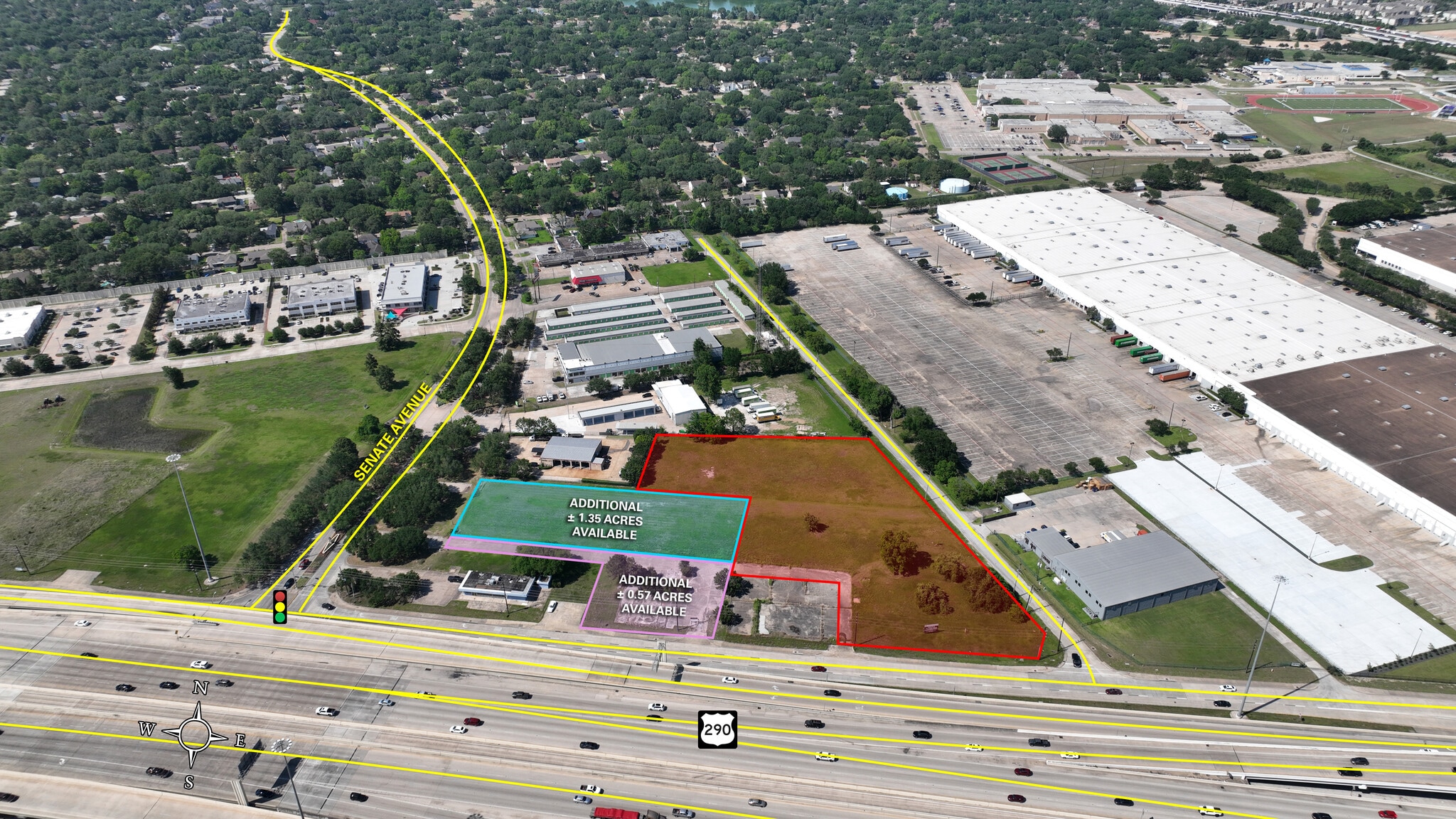 US 290 & Hillcrest Rd, Houston, TX à vendre Aérien– Image 1 sur 4