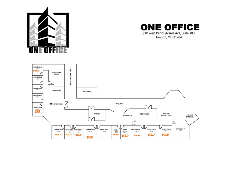 210 W Pennsylvania Ave, Towson, MD à louer - Plan de site – Image 1 sur 9