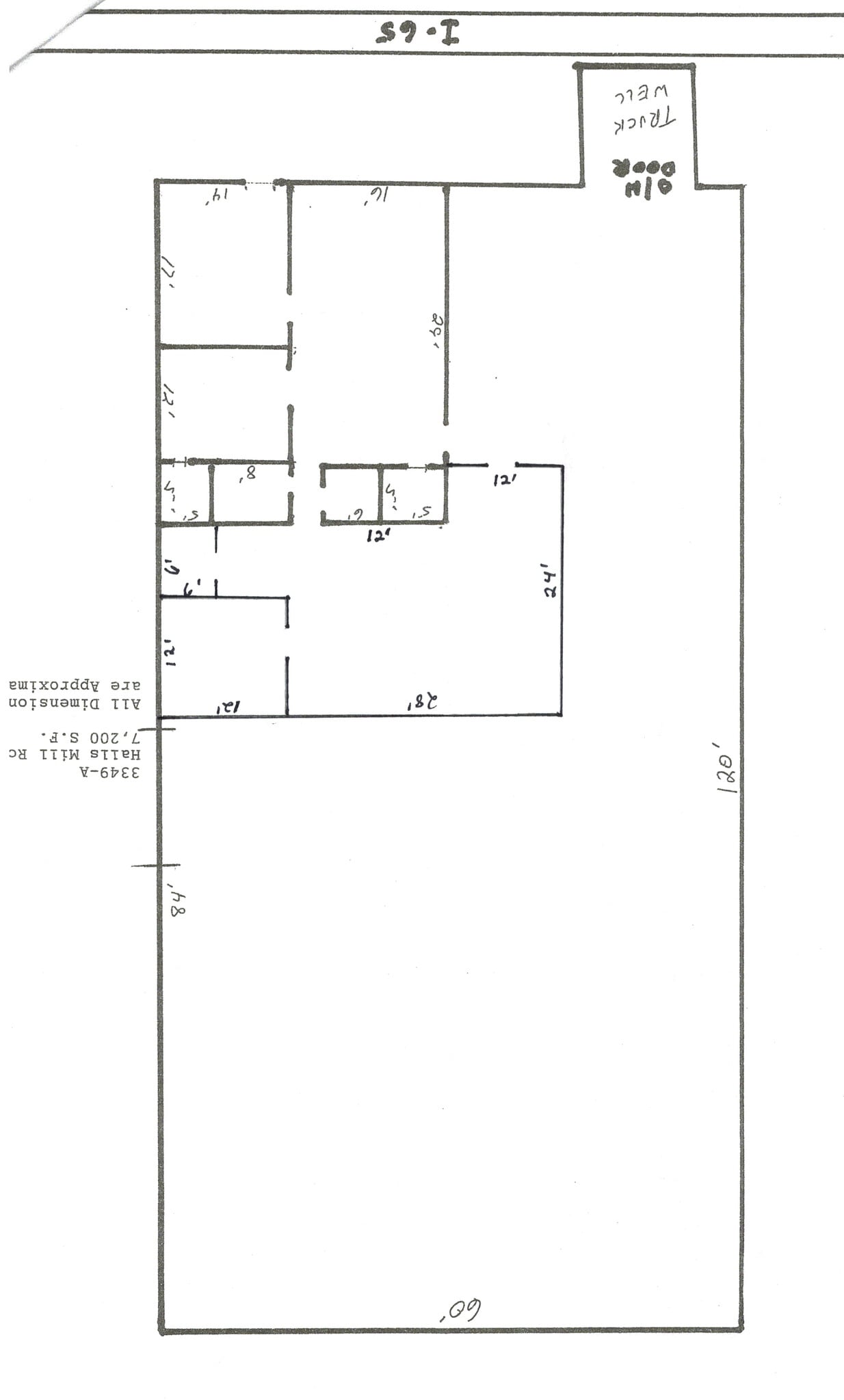 3349 Halls Mill Rd, Mobile, AL à louer Plan d’étage– Image 1 sur 1