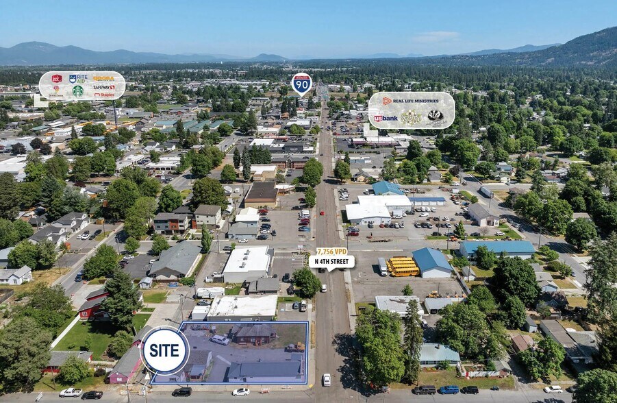 1401-1405 N 4th St, Coeur d'Alene, ID à vendre - Aérien – Image 3 sur 9