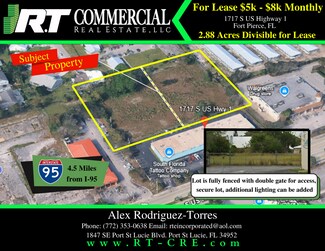 Plus de détails pour 1717 S US Highway 1, Fort Pierce, FL - Terrain à louer