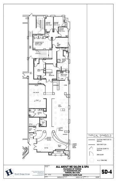 212 Washington Ave, Towson, MD à louer - Plan de site – Image 2 sur 2