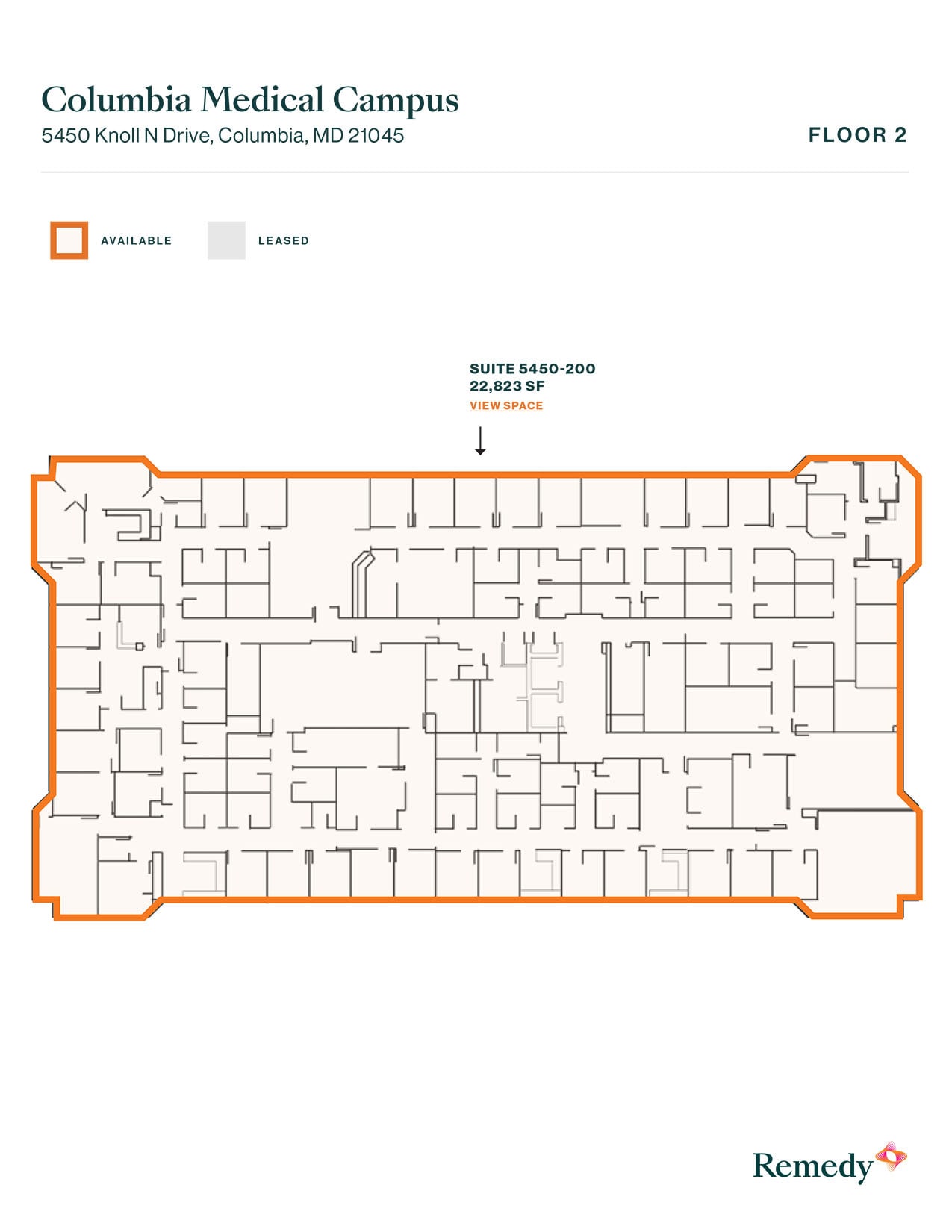 5450 Knoll North Dr, Columbia, MD à louer Plan d’étage– Image 1 sur 1