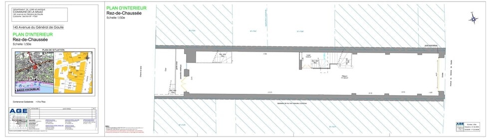 Local commercial dans La Baule-Escoublac à louer - Plan d’étage – Image 3 sur 4