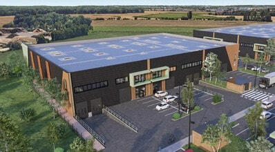 La Queue-en-Brie - Vue aérienne vue de carte