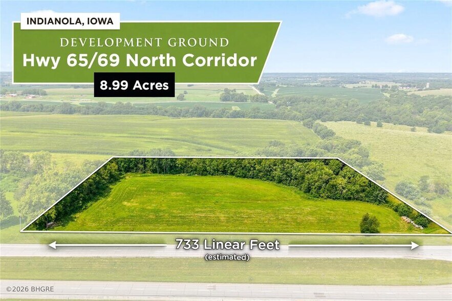 8000 Blk N Jefferson Way, Indianola, IA à vendre - Aérien – Image 1 sur 11