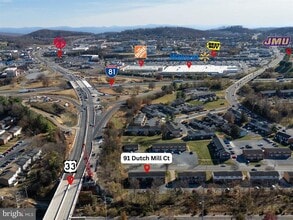 91 Dutch Mill Ct, Harrisonburg, VA - Vue aérienne  vue de carte