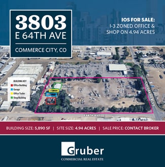 Plus de détails pour 3803 E 64th Ave, Commerce City, CO - Industriel/Logistique à vendre