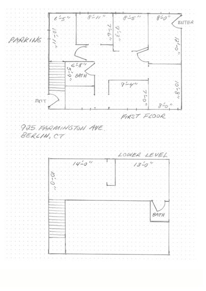 925 Farmington Ave, Berlin, CT à louer - Plan d’étage – Image 2 sur 2