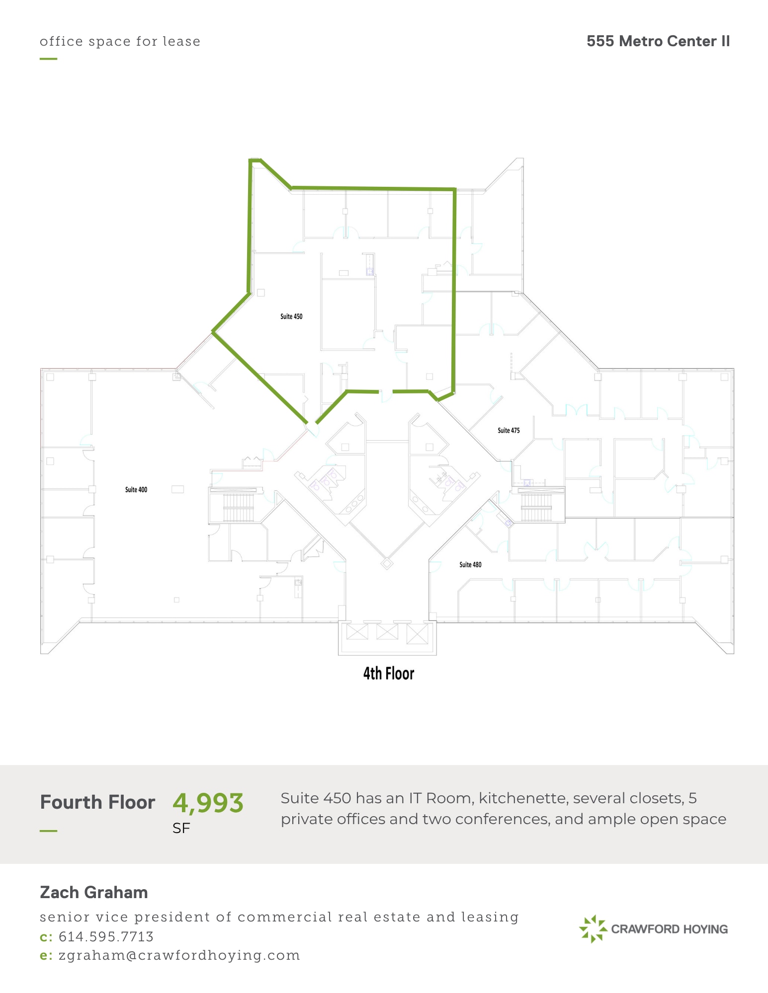 555 Metro Pl N, Dublin, OH à louer Plan d’étage– Image 1 sur 3