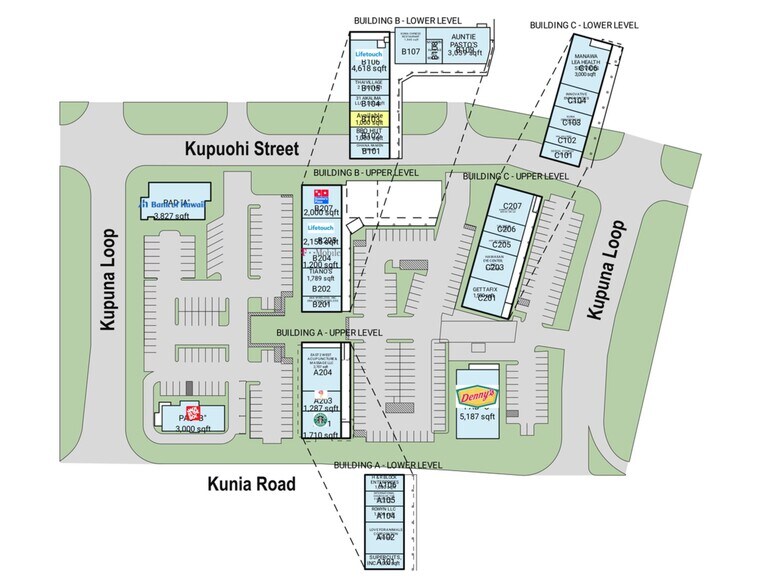 94-673 Kupuohi St, Waipahu, HI à louer - Plan de site – Image 3 sur 3