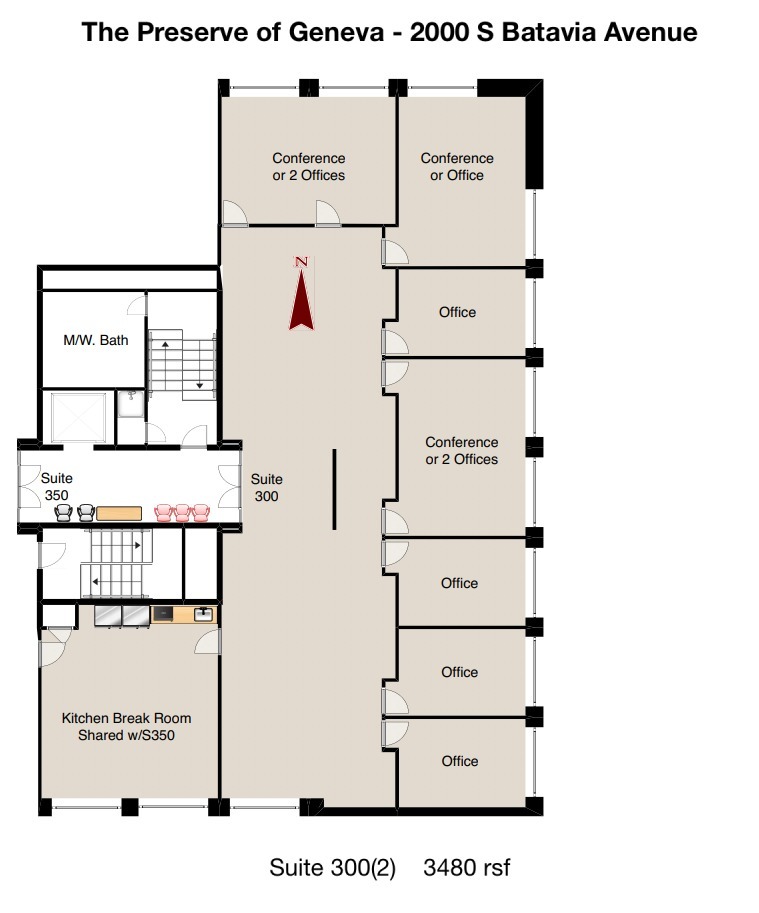 2000 S Batavia Ave, Geneva, IL à louer Plan d’étage– Image 1 sur 1