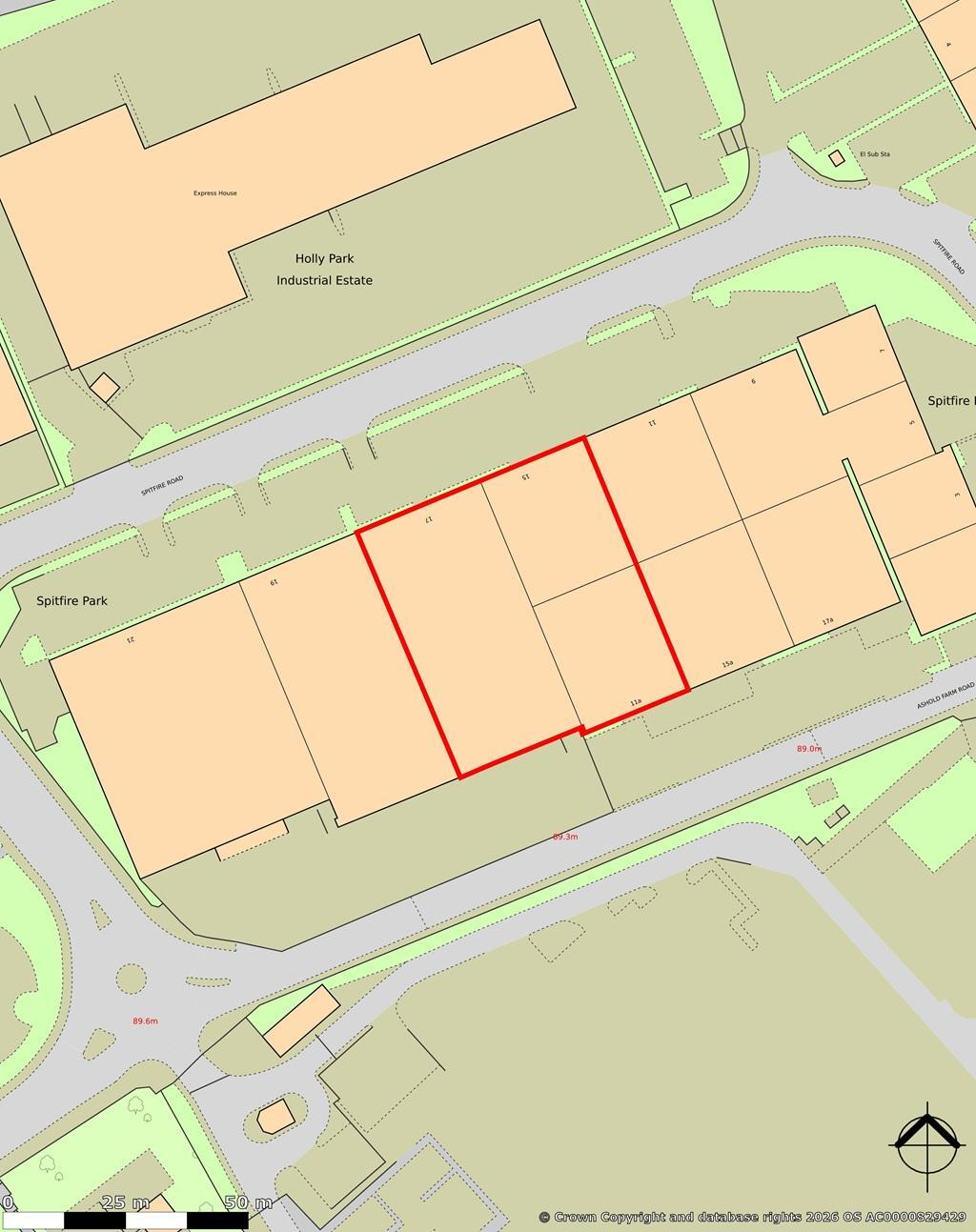 Spitfire Rd, Birmingham à louer Plan de site– Image 1 sur 1