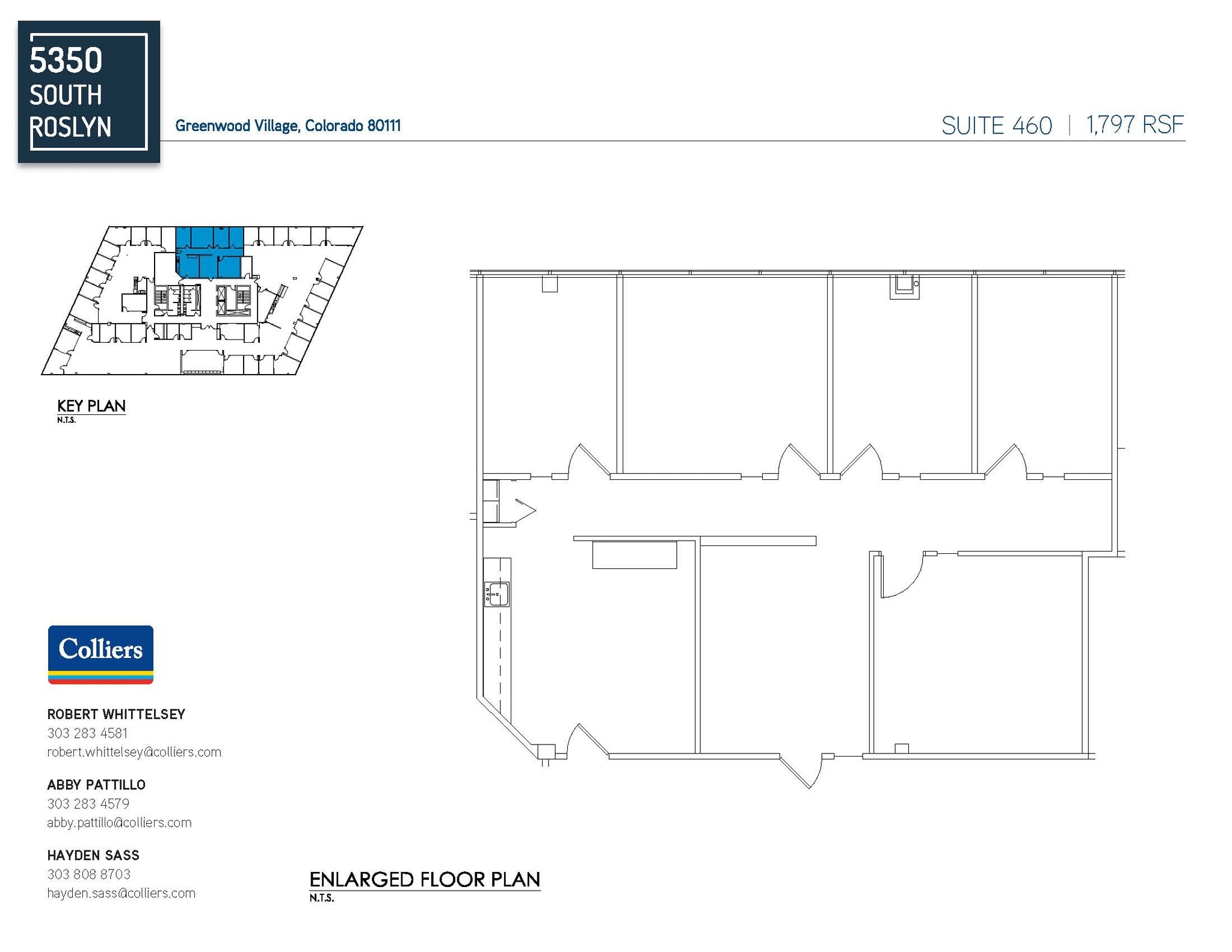 5350 S Roslyn St, Greenwood Village, CO à louer Plan d’étage– Image 1 sur 1