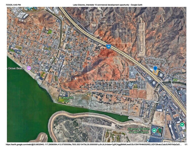 NWC Canyon Estate Drive & Summer Hill Drive, Lake Elsinore, CA à vendre - Photo de l’immeuble – Image 2 sur 6