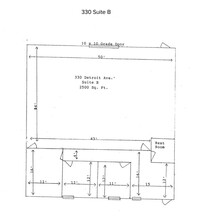300-330 Detroit Ave, Monroe, MI à louer Plan d’étage– Image 1 sur 1
