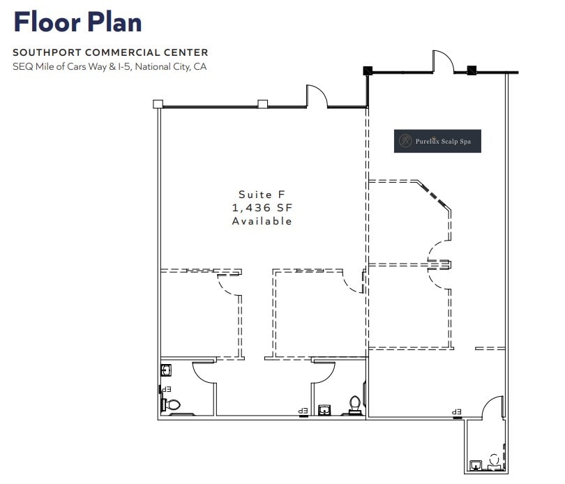 2434 Southport Way, National City, CA à louer Plan d’étage– Image 1 sur 1