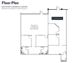 2434 Southport Way, National City, CA à louer Plan d’étage– Image 1 sur 1