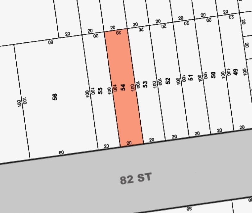 3749 82nd St, Jackson Heights, NY à louer Plan cadastral– Image 1 sur 2