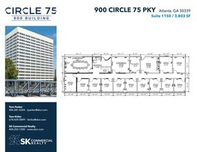 900 Circle 75 Pky SE, Atlanta, GA à louer Plan de site– Image 1 sur 1