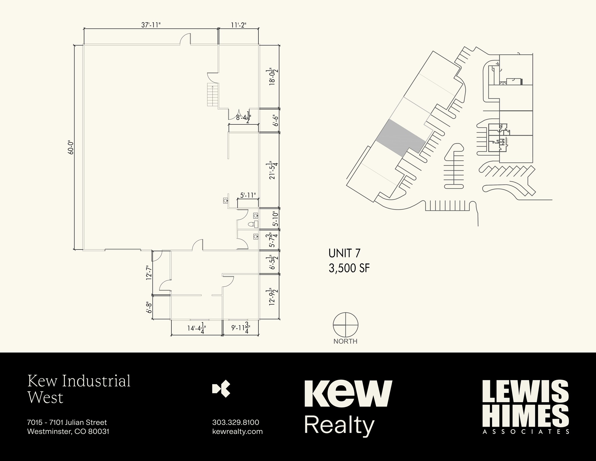 7101 Julian St, Westminster, CO à louer Plan de site– Image 1 sur 1