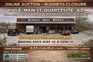 Plus de détails pour 690 E Main St, Quartzsite, AZ - Local commercial à vendre