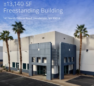 Plus de détails pour 141 N Gibson Rd, Henderson, NV - Industriel/Logistique à vendre