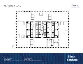 910 Louisiana St, Houston, TX à louer Plan d’étage– Image 1 sur 1