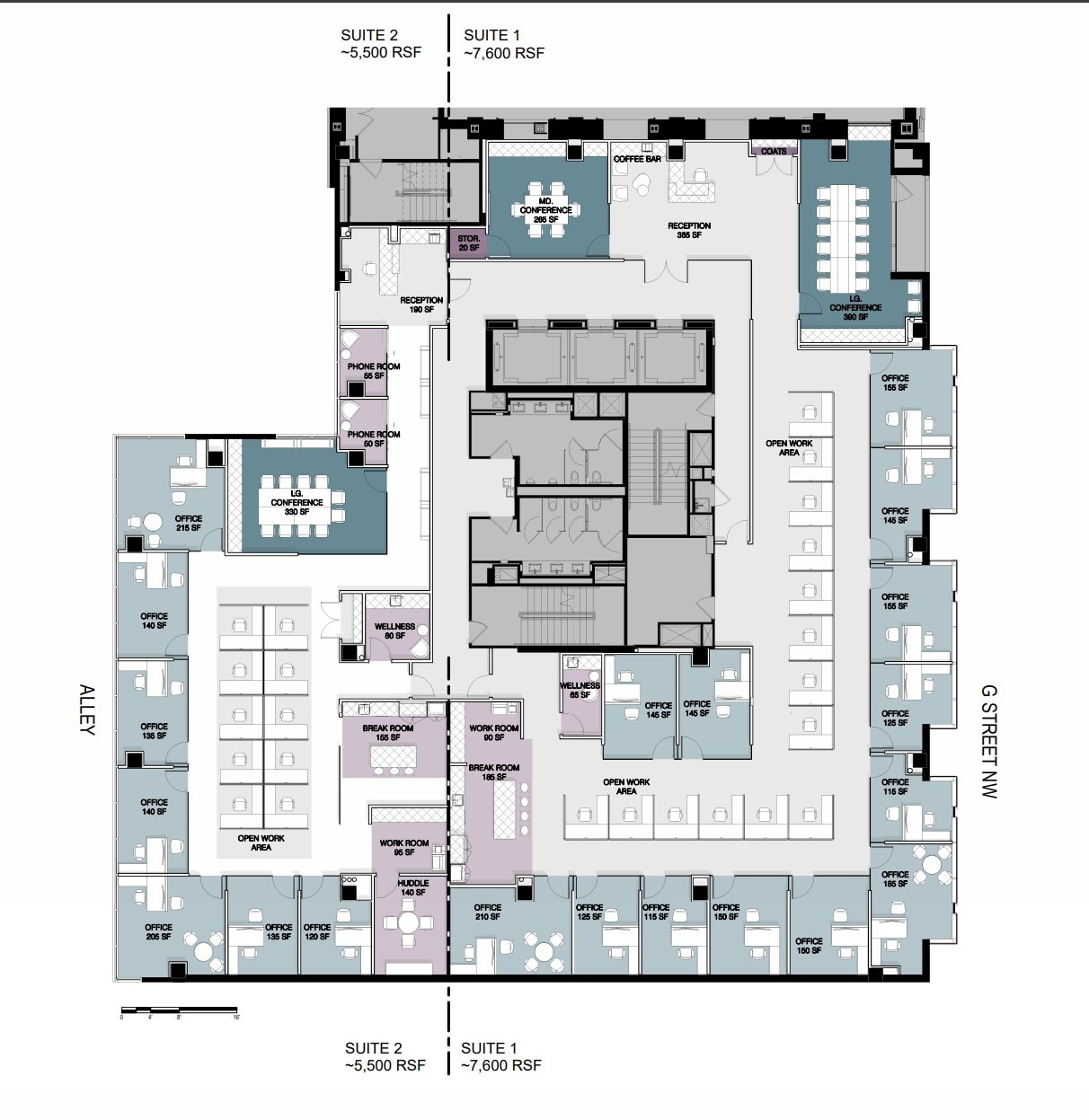 699 14th St NW, Washington, DC à louer Plan d’étage– Image 1 sur 1